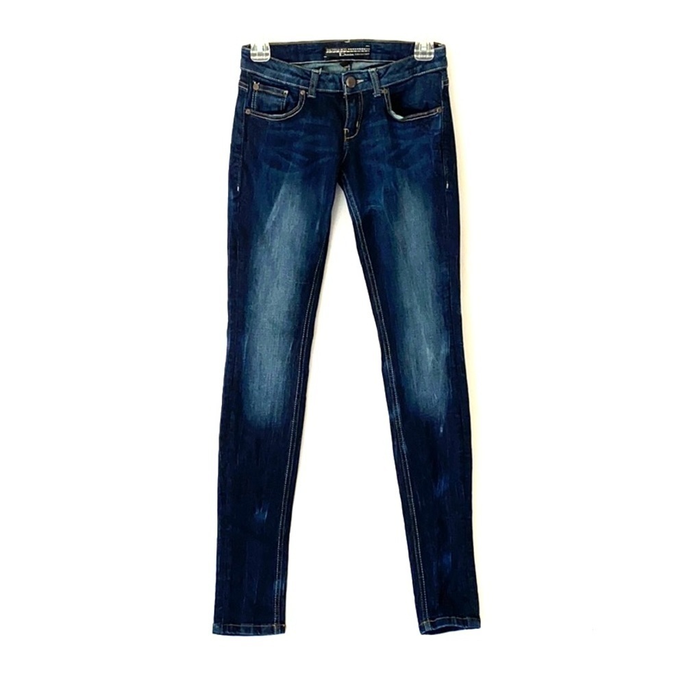 BERSHKA Durian Collection Dark Skinny Denim Jeans